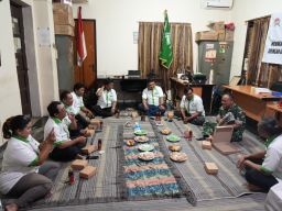 Bangun Sinergitas, Kapenrem Bhaskara Jaya Silaturahmi dengan Aliansi Wartawan Surabaya 
