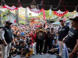 Sosialisasi Kemenangan Erji, Politisi Demokrat Ajak Masyarakat Tidak Golput 