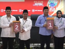 KPU Kabupaten Sidoarjo Tetapkan Nomor Urut Pasangan Calon Pemilihan Bupati dan Wakil Bupati 2024