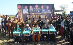 250 Prajurit Yonif 433/JS/3/3/Kostrad Tebar kebahagiaan kepada Masyarakat Jeneponto