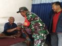 Babinsa Kelurahan Blitar Dampingi Program Home Care Hore Lansia