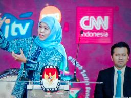 Debat kedua Pemilihan Gubernur Jawa Timur 2024 berlangsung meriah