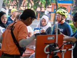 Bidik Nasabah Komunitas Olahraga, BRI BO Mulyosari Gelar Tunjungan Loop