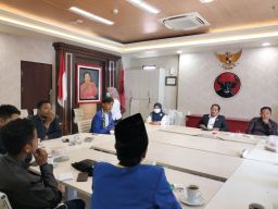 Bangun Sinergitas, IKA PMII Pejuangan Unitomo Audensi dengan Fraksi PDIP - PAN