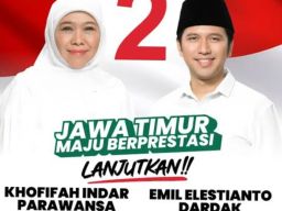 Khofifah-Emil Unggul Telak di TPS Emil Dardak di Trenggalek