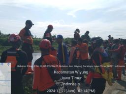 Tim Gabungan Temukan Jasad Balita yang Terseret Arus Selokan Wiyung di Tumpukan Eceng Gondok