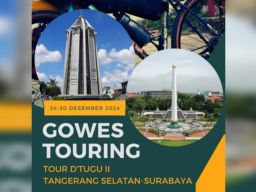Tour D'Tugu II Menuju Tugu Pahlawan Surabaya Dimulai Besok