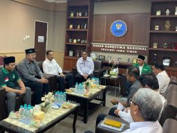 Audensi dengan BNNP Jatim, Ansor Jawa Timur Bahas Kolaborasi Pencegahan Narkoba 