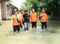 Dampingi Anggota DPRD Jatim, Tinjau Penanganan Banjir di Tulangan Sidoarjo