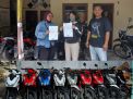 Belasan pemudik menitipkan Sepeda Motornya di wilayah kesatuan Polres tulang bawang