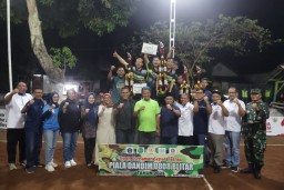 32 Tim Tunjukkan Sportifitas Dalam Turnamen Sepak Takraw Menyambut HUT TNI Ke 80 di Blitar