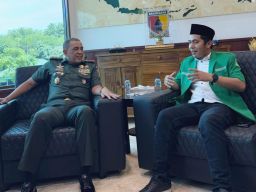Perkuat Sinergi Kebangsaan Ansor Jatim dan Kodam V Brawijaya Gelar Rakor 