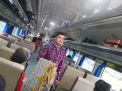 PT KAI Daop 7 Madiun Gelar Fashion Show Batik di Stasiun Kediri