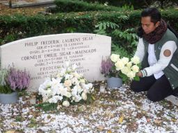 Ketua Ansor Jatim Ziarah ke Makam Leluhur Prabowo di Den Haag 