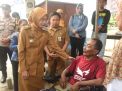 Mbak Walikota Kediri Kunjungi Warga Disabilitas, Serahkan Bantuan dan Beri Semangat Hidup