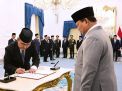 Presiden Prabowo Subianto melantik 10 Anggota Komisi Percepatan Reformasi Kepolisian RI