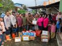 Polres Bener Meriah dan Tim Bhayangkari Terobos Desa Terisolir antar Bantuan Kemanusiaan Korban Banjir