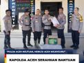 Kapolda Aceh Serahkan Bantuan Bibit Tanaman Pada Warga Terdampak Banjir di Langsa