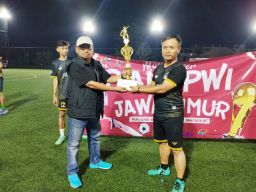Menang Dramatis Tim Pokja Judes FC Juara Turnamen Mini Soccer Piala PWI 