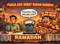 Puasa Kok Berat Badan Nambah