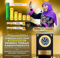 Khofifah Dinobatkan Pembina Pengelolaan Sampah Terbaik, Jatim Jadi Referensi Nasional