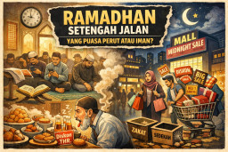 Ramadhan Setengah Jalan, Yang Puasa Perut atau Iman?