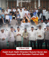 Kajati Aceh Hadiri Khenduri Nuzulul Al Quran di Masjid Baiturrahman Banda Aceh
