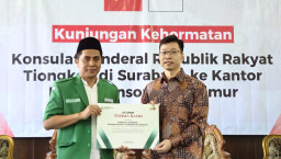 Konsulat Jenderal Republik Rakyat Tiongkok, Ye Su Kunjungi Ansor Jatim