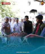 Polda Aceh Pasar Murah Dalam Rangka Gerakan Pangan Murah Polri