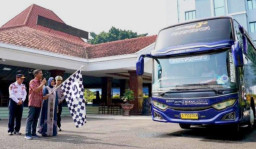 Bupati Bojonegoro Lepas Rombongan Perantau Balik Kembali Ke Lokasi Kerja