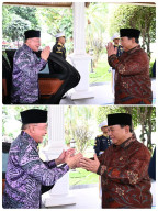 Silaturahmi Idulfitri, Prabowo Bertemu PM Malaysia Anwar Ibrahim di Istana Merdeka