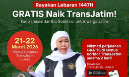 Trans Jatim Digratiskan Dua Hari Saat Lebaran