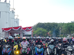 Puluhan Komunitas Bikers Ramaikan Sunmori IMI Surabaya di Momentum HJKS