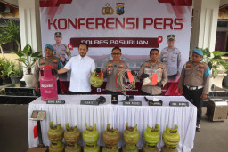 Polres Pasuruan Ungkap Kasus Penyalahgunaan LPG Subsidi, Dua Tersangka Diamankan
