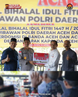 Kapolda Aceh Sempatkan BerHalal Bil Halal  Dengan Keluarga Besar Polda Aceh