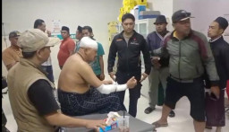 Kades Pakel, Gucialit, Lumajang Dikeroyok 15 Orang, Alami Luka Bacok dari Leher hingga Punggung
