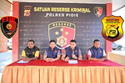 ‎Polres Pidie Ungkap Kasus Curanmor, Tiga Pelaku Ditangkap
