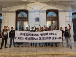 Seniman Surabaya Bergerak, Tolak Pengosongan Sekretariat dan Galeri DKS di Balai Pemuda