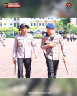 Kapolda Aceh Saksikan Gelar Simulasi Pengamanan May Day