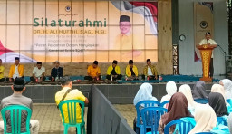 Ali Mufthi Silaturahmi ke Ponpes Al-Utsmani Bondowoso, Tekankan Peran Santri Menuju Indonesia Emas 2045