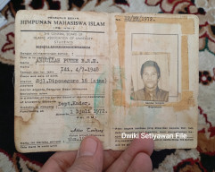 Paspor Pengurus atas nama Abdullah Puteh PB HMI Era Ketua Umum Akbar Tandjung