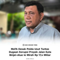 Masyarakat Transparansi Aceh Desak Polda Usut Dugaan Koropsi Proyek Pengaspalan Kuta Binjei-Alue le Mirah