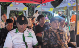 Hadiri Peringatan Hari Kebebasan Pers dan Bazar UMKM AWS, Afif: Dorong Media Sampaikan Informasi Edukatif 