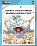 Kapolda Aceh Ikuti Acara Panen Raya Jagung Via Zoom Meeting Di Aceh Singkil