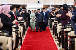 Wapres Gibran Dampingi Presiden Prabowo Saat Berkunjung Ke Paripurna DPR RI