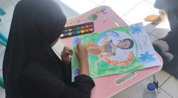 Ratusan Pelajar dan Pecinta Seni Ramaikan Sidoarjo Menggambar 