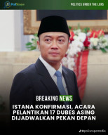 Mensekneg : 17 Duta Besar Akan Diterima Presiden Prabowo Subianto Senin (08/06/2026).
