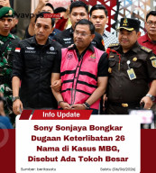 Elza Syarief : Pak Sony Sonjaya Akan Ajukan Diri Sebagai  Justice Collaborator Dalam Kasus Tata Kelola MBG