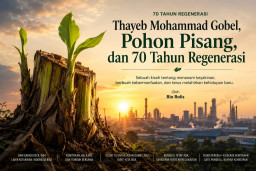 Thayeb Mohammad Gobel, Pohon Pisang, dan 70 Tahun Regenerasi