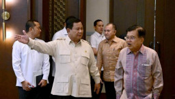 JK Bertemu Presiden Prabowo